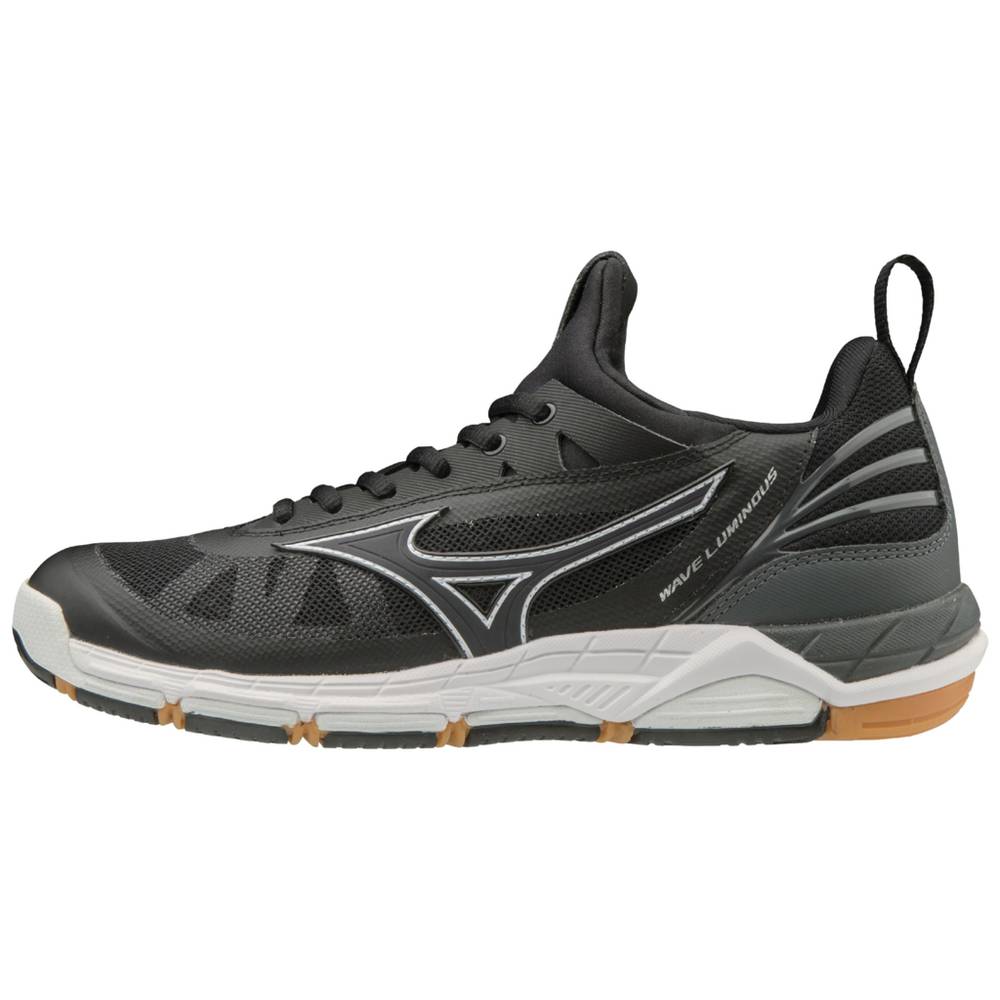 Zapatillas Voleibol Mizuno Wave Luminous Mujer Negras/Blancas Outlet NFGS-38625